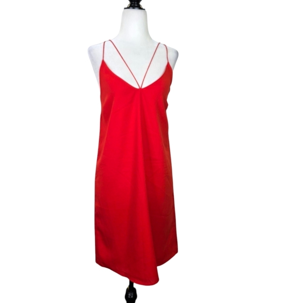 Bardot little red dress
